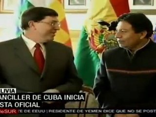 Canciller de Cuba inicia visita oficial a Bolivia para revisar acuerdos