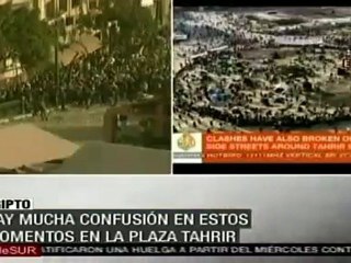 Confusión en medio de enfrentamientos en la Plaza Tahrir