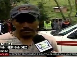 Cinco trabajadores murieron en la explosión de una mina en Colombia