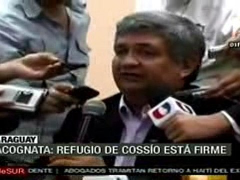 Paraguay dice que el refugio otorgado a Cossío ‘está firme’