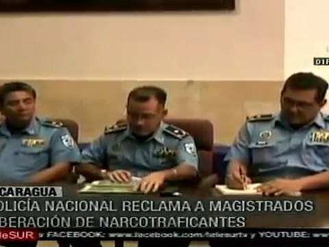 Policía Nacional reclama a magistrados liberación de narcotraficantes