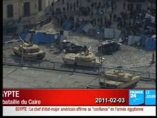 EGYPTE - Place Tahrir - Le Caire - 03-02-2011 12h locale