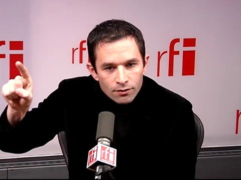 Benoît Hamon, porte-parole du Parti socialiste