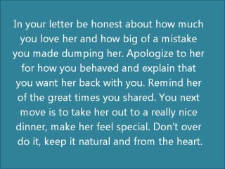 You Dumped Your Girlfriend