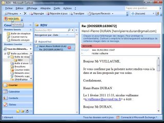 Suivi des conversations mails dans Novaxel