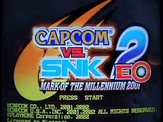 First Level - Test - Capcom Vs SNK 2 EO - Gamecube