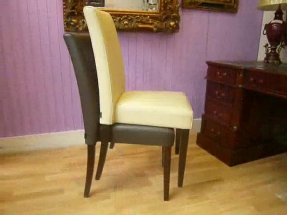 Chaise Contemporaine (Le spécialiste des chaises en cuir