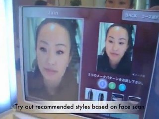 Miroir interactif et maquillage virtuel