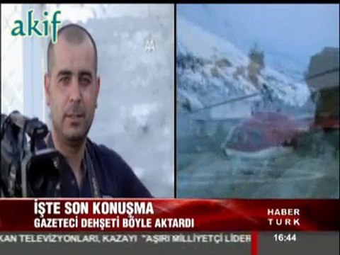 Muhsin Yazıcıoğlu Hel Kazası İHA Muhabiri İsmail Güneş 2