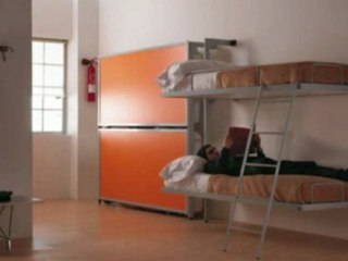 Camas plegables y abatibles para albergues y residencias