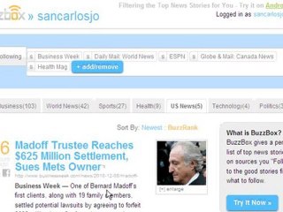 My Twitter Toolbox Presents Buzzbox