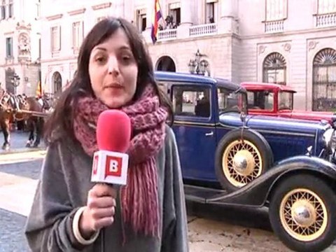 La plaça de Sant Jaume, escenari de la pel·lícula de Huerga