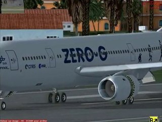 ATTERRISSAGE A300 ZERO-G ST MARTEENS