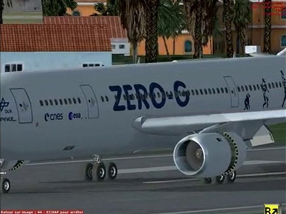 ATTERRISSAGE A300 ZERO-G ST MARTEENS