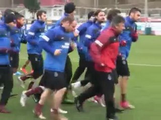 Trabzonspor idmanında neşeli görüntüler