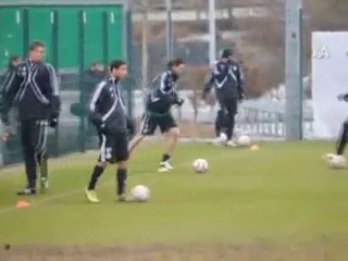 Tuncay Şanlı yeni takımıyla çalıştı