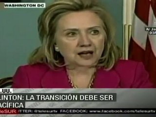 EE.UU. insta a Egipto a una transición pacífica