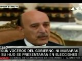 Declaraciones del vicepresidente egipcio Omar Suleiman a la televisión de Estado egipcia
