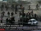 Segundo día de tensión en Plaza Tahrir en El Cairo
