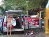 Surfer Lee-ann Curren at puerto rico 2010