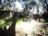 Mountain Unicycling w/Cable Cam (Jesusita trail, SB)