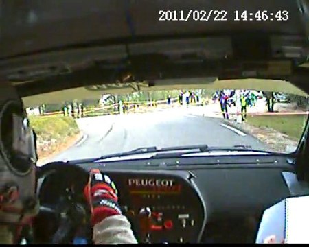 Rallye Sarrians 2010 ES2 GERMAIN/CODEMO 306 maxi