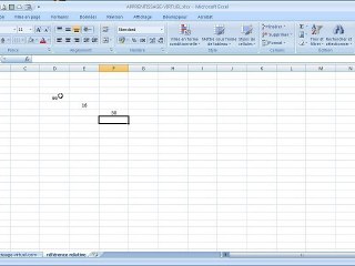Reference relative - cellule excel