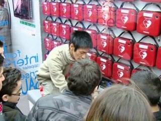 Le train du cœur à Clermont-Ferrand