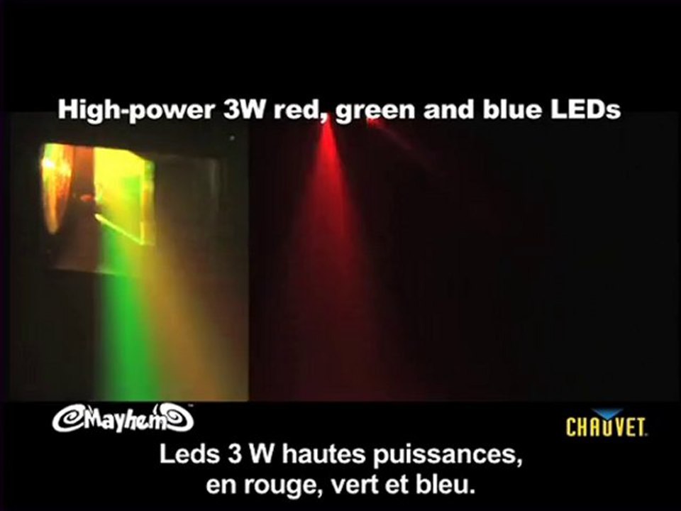 Projecteur Chauvet Mayhem (La Boite Noire)