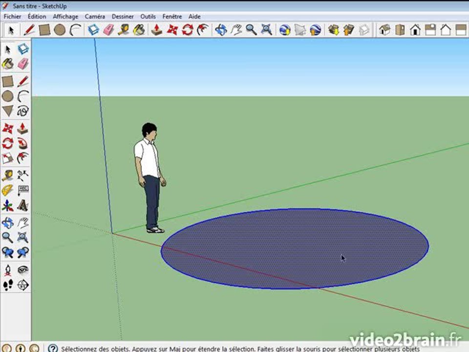 Google SketchUp : Utilisation des formes de base