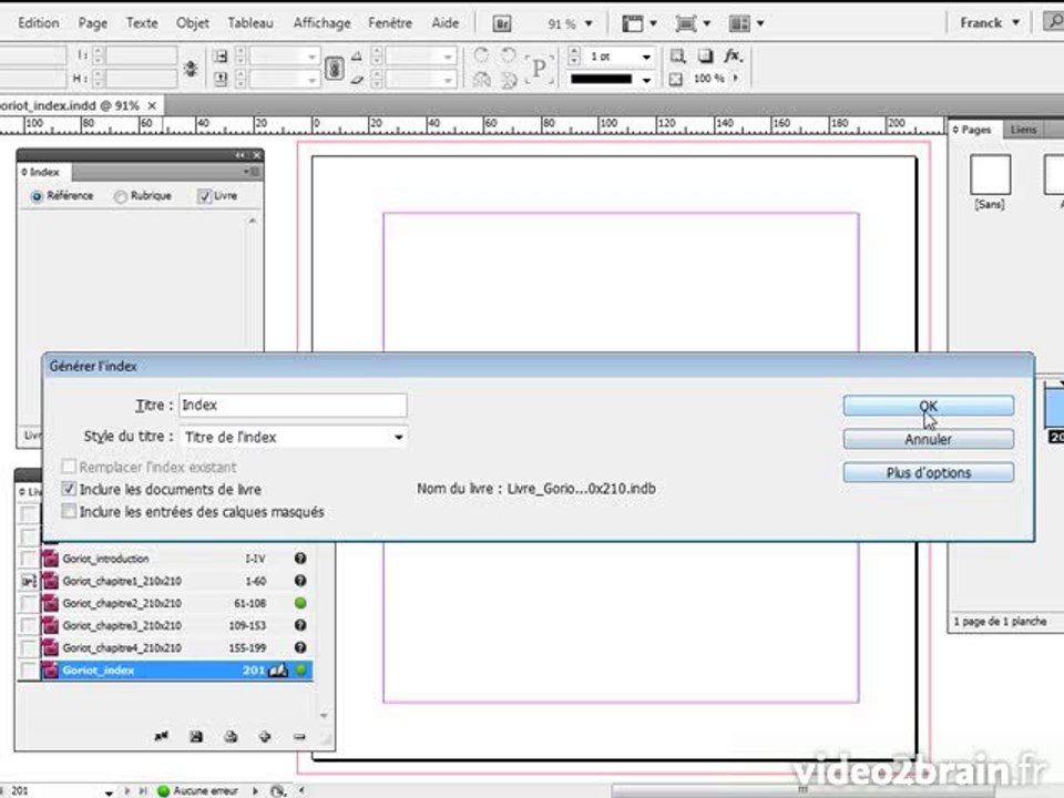 InDesign CS4 : Créer un index
