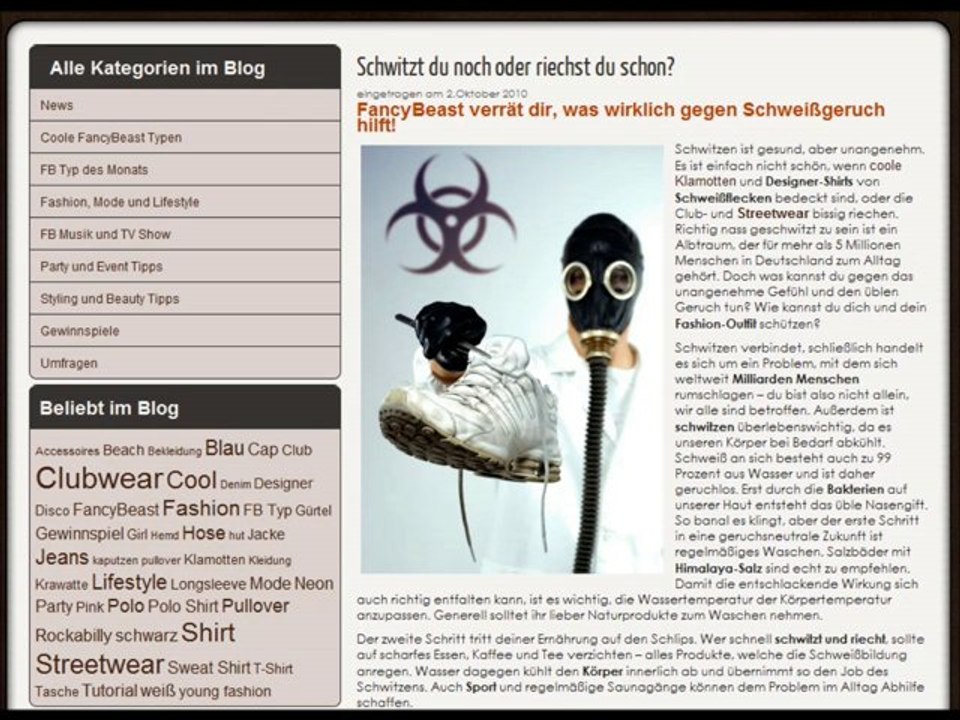 Schwitzt du noch oder riechst du schon? Die Lösung