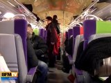 Les usagers du train Paris-Rouen en colère