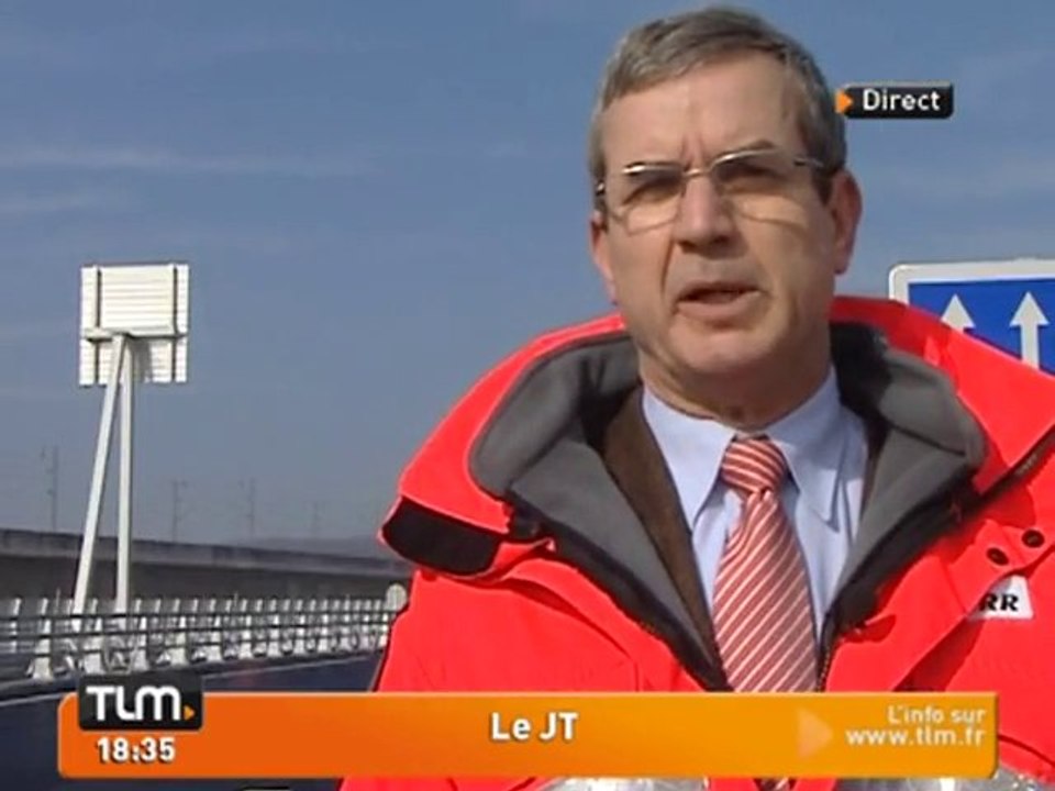 Inauguration du prolongement de l'A432 (Rhône)