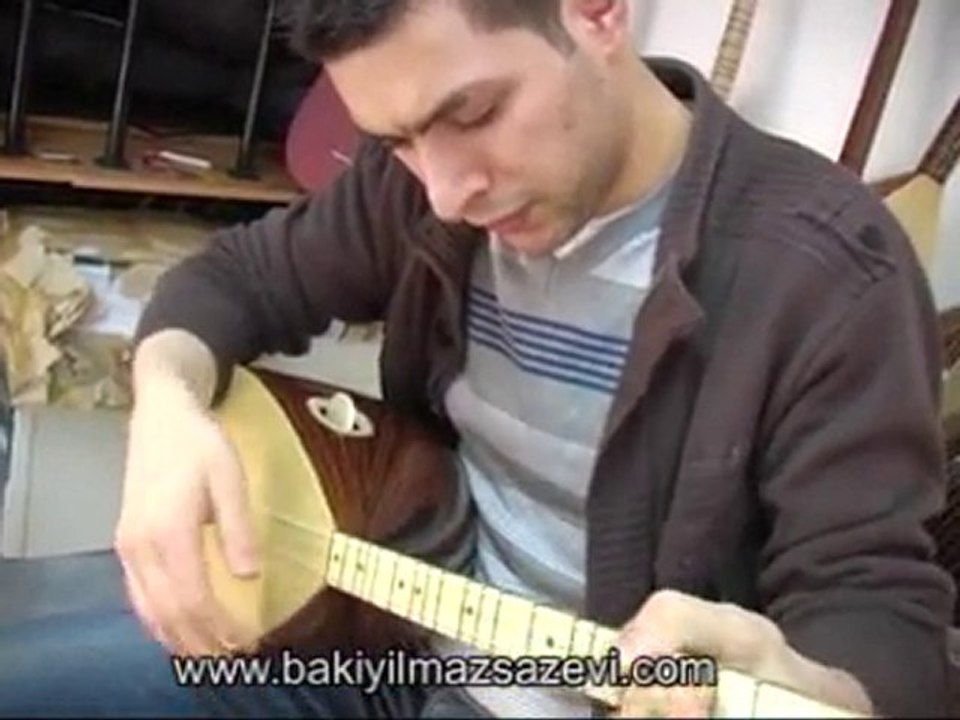 Afrika cevizi Bağlama kısa sap 40cm