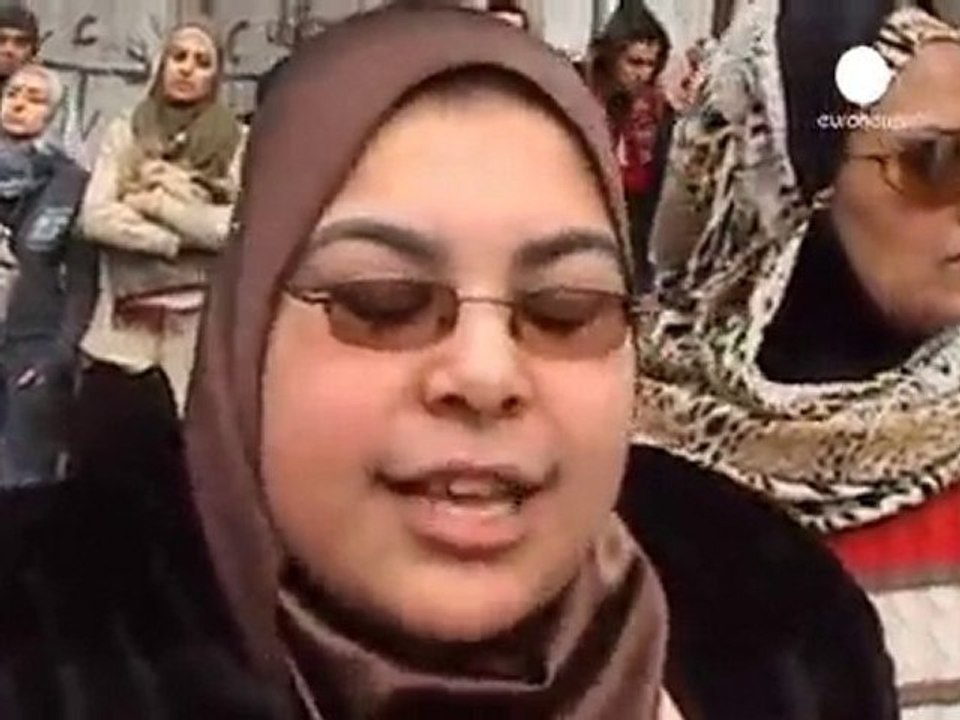 Protesters gather in Alexandria