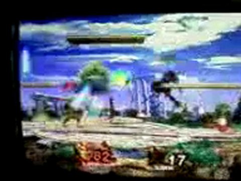 Jogando smash bros brawl 2 Link VS Dark Link