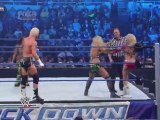 WWE SmackDown 02/04/11 / Kelly Kelly and Edge vs Dolph Ziggl