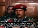 Venezuela recuerda 19 años de la rebelión comandada por Hugo Chávez
