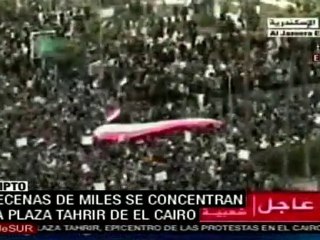 Inicia en Plaza Tahrir "el Día de la Partida”  de Mubarak