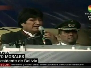 Evo Morales inauguró primera sala gratuita de rehabilitación comunitaria