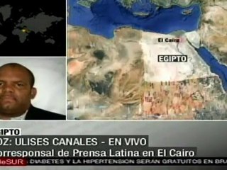 Tensa calma en Egipto, Mubarak anuncia que no renuncia