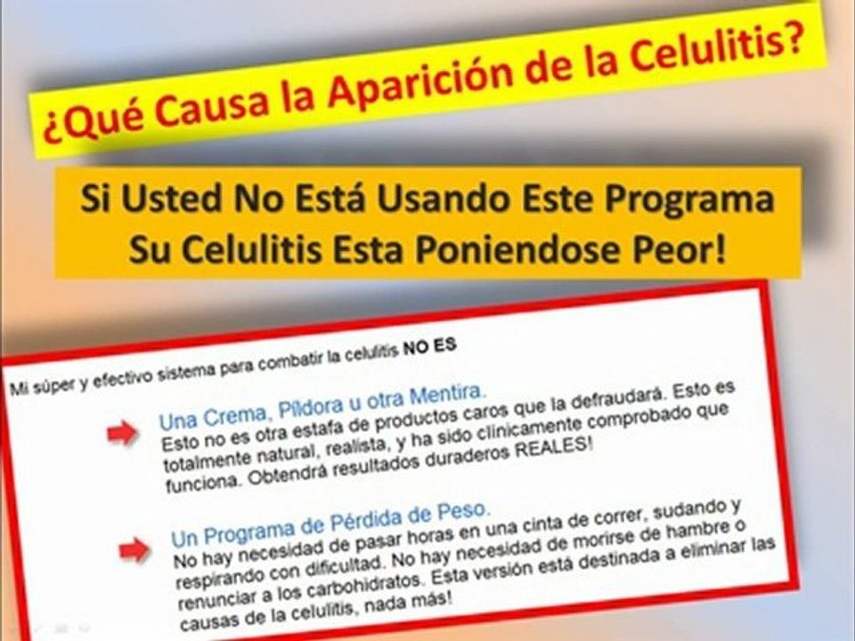 Celulitis ... fuera!!