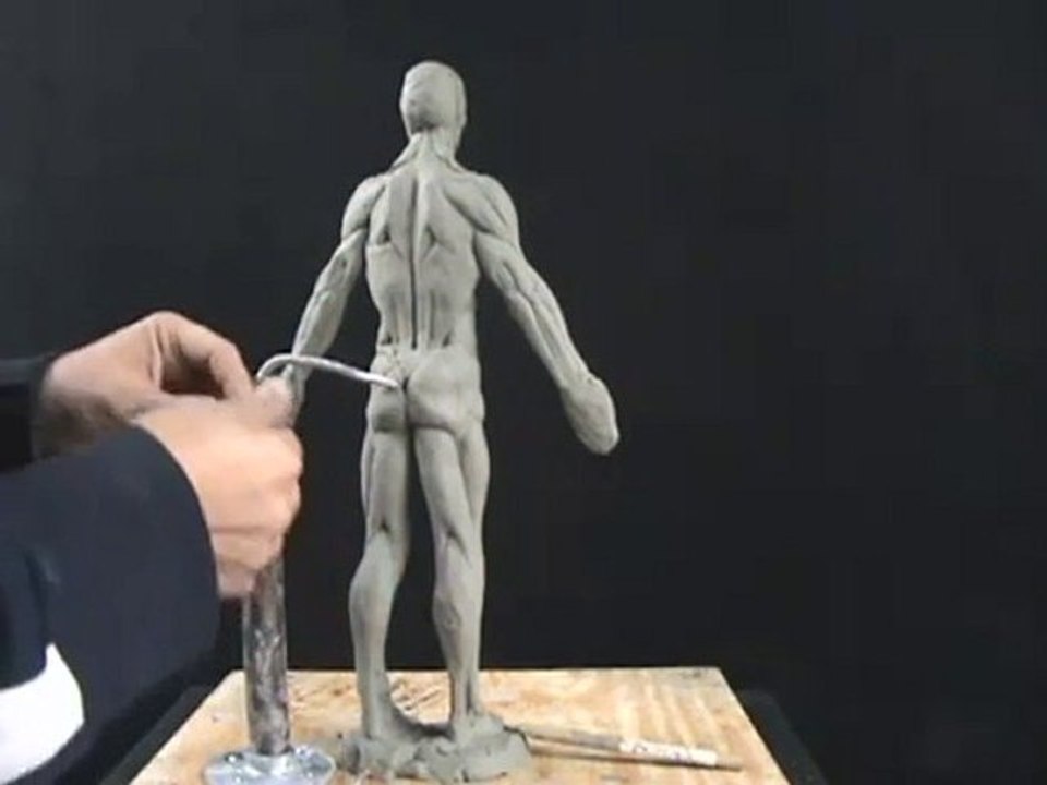 How To Sculpt In Clay - How To Sculpt The Back Muscles