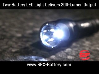 LED Safety Light–Two-battery LED Light Delivers 200-lumens