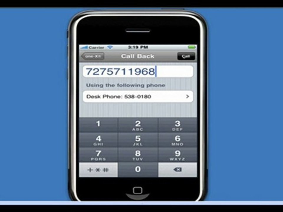 Make A Call From OneX Mobile