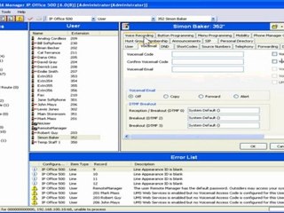 Managing Users in Avaya IP Office Manager