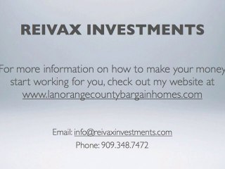 Investment rental properties in San Dimas California