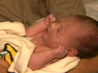 Cyclone Yasi - Baby Born in Evacuation Center in Australia