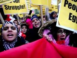 Etats-Unis: manifestations anti-Moubarak